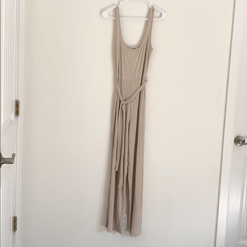 Tan Jumpsuit